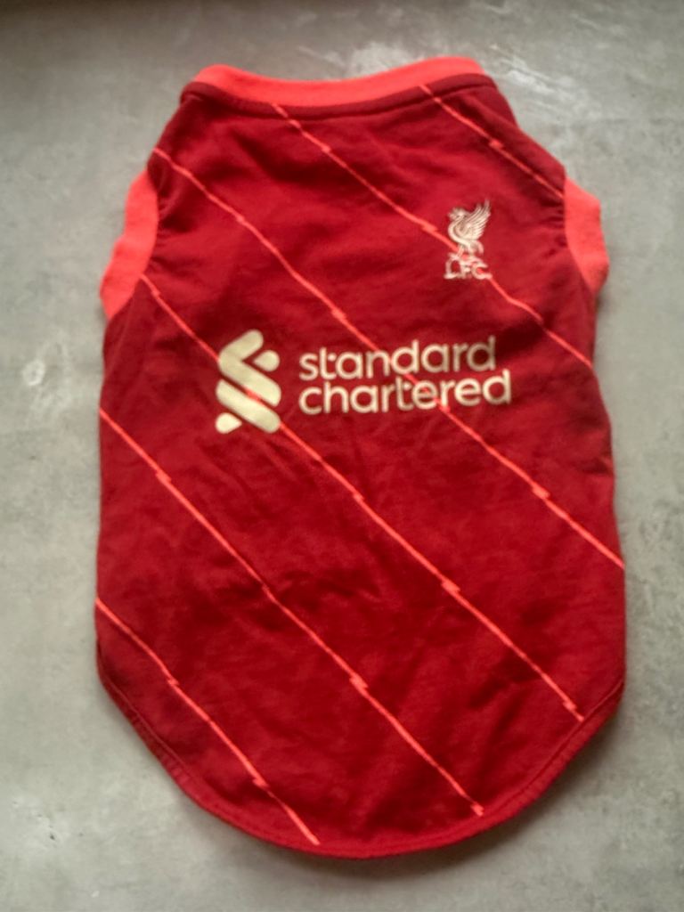 New - Official - Liverpool FC LFC Dog Football Jacket / Coat - Size Medium