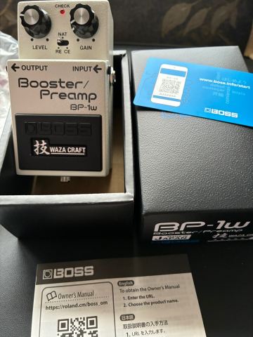 Boss BP-1W Waza Craft Booster/Preamp Pedal NEW UN-USED, £110.00