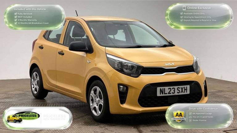 2023 23 KIA PICANTO 1.0 DPI 1 HATCHBACK 5DR PETROL MANUAL EURO 6 (S/S) (66 BHP)