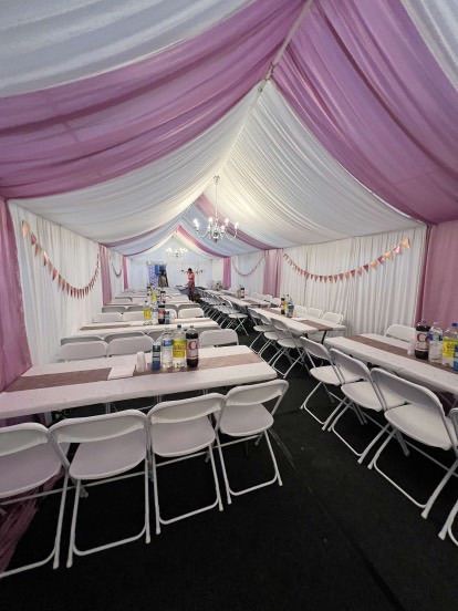 Chairs and tables hire for special occasions 