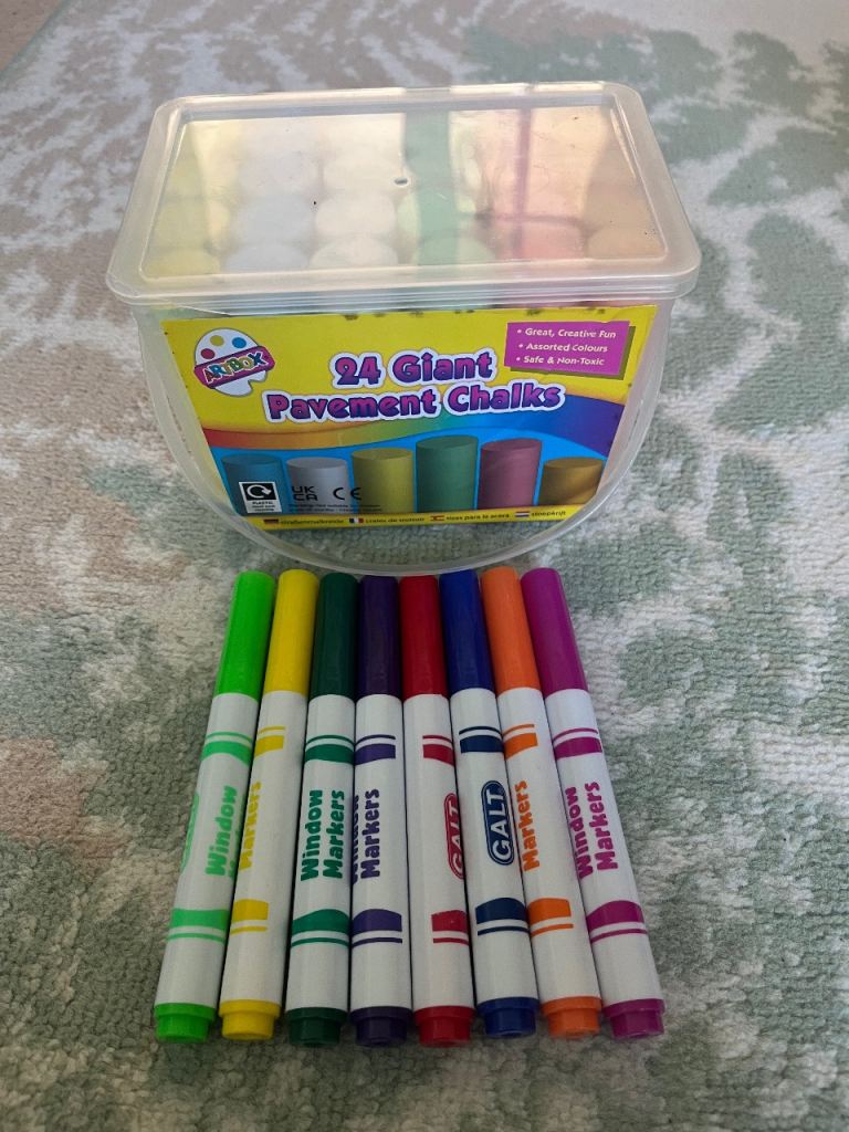 Pavement Chalks and Window Markers 