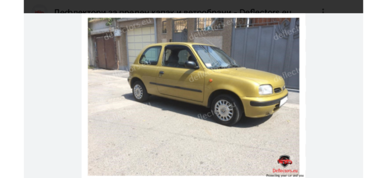 Nissan Micra wind deflectors 