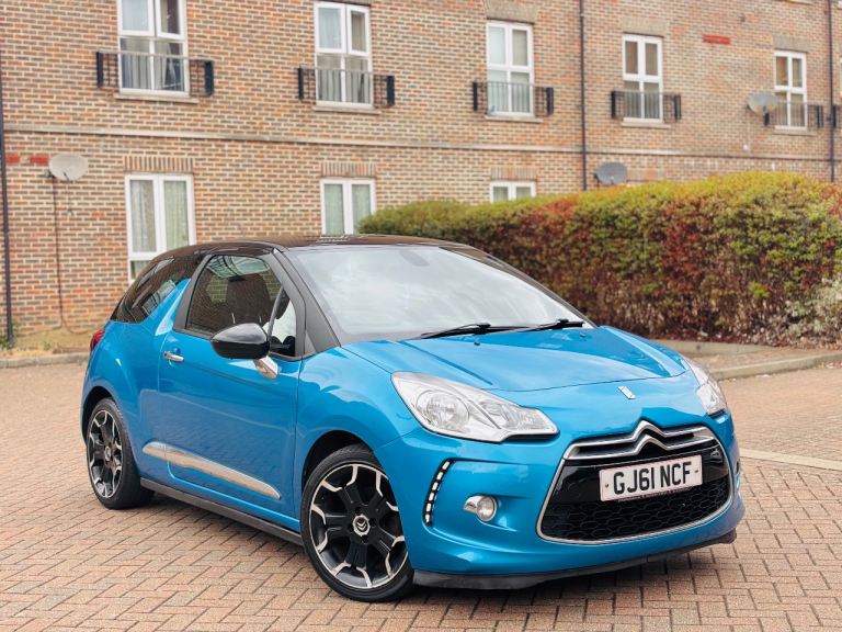 2012 CITROEN DS3 STYLE+ 1.6 DIESEL 5 SPD MANUAL HPI CLEAR 2 KEYS FSH  £20 YEARLY TAX
