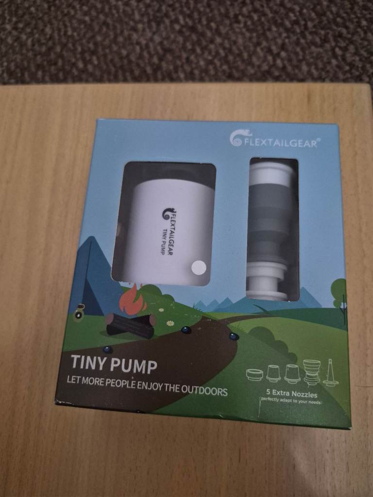 Flextailgear Tiny and Portable Air Pump for Travel & Campi