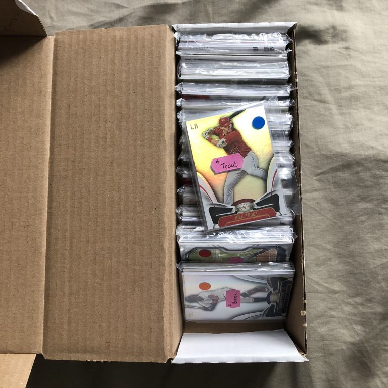 MLB 281 sports cards bulk box