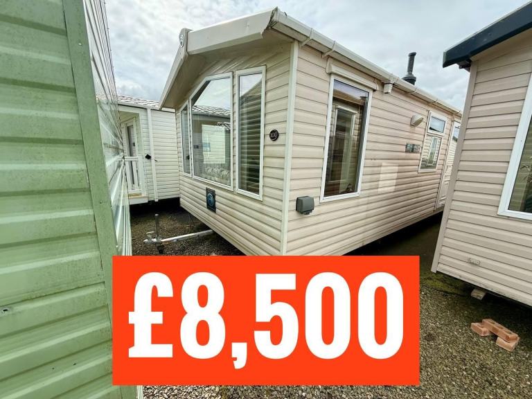 OFF SITE static caravan Scotland double glazed & heated 3 bed Swift Moselle