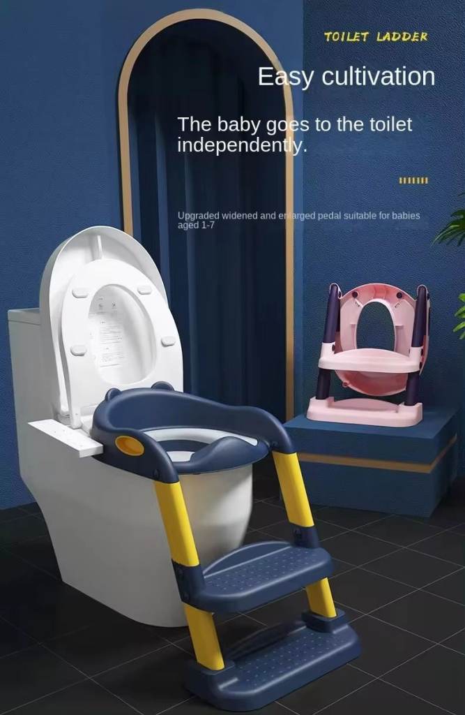 NEW Potty Training Toilet Seat Adjustable Potty Ladder Seat for Toilet Training