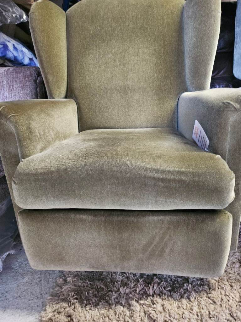 Velvet Parker Knoll recliner chairs 