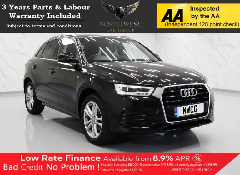 2015 Audi Q3 1.4 TFSI CoD S line SUV 5dr Petrol Manual Euro 6 (s/s) (150 ps) NATIONWIDE  ESTATE P...