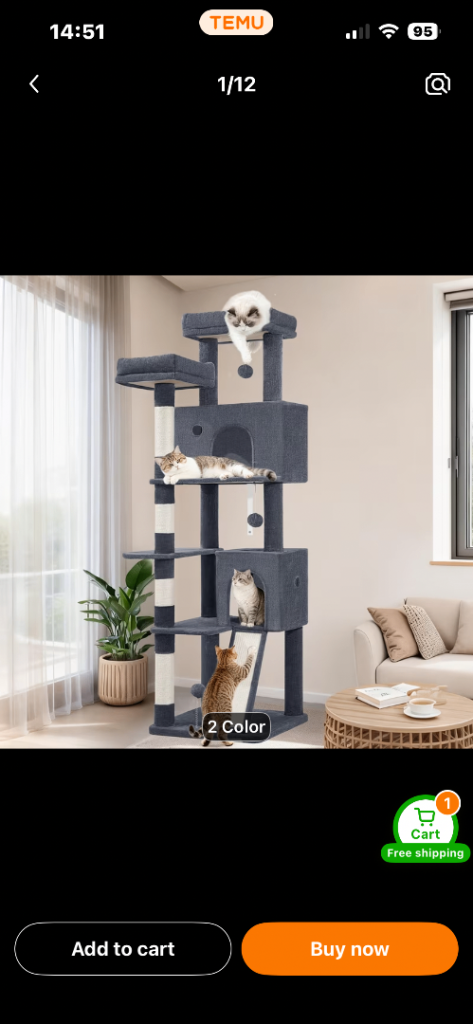 Brand new cat tree (large)