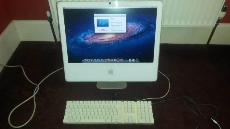 Late 2006 Apple iMac Core 2 Duo 2.16Ghz cpu 20inch screen 500GB hard drive Lion OSX fully functional
