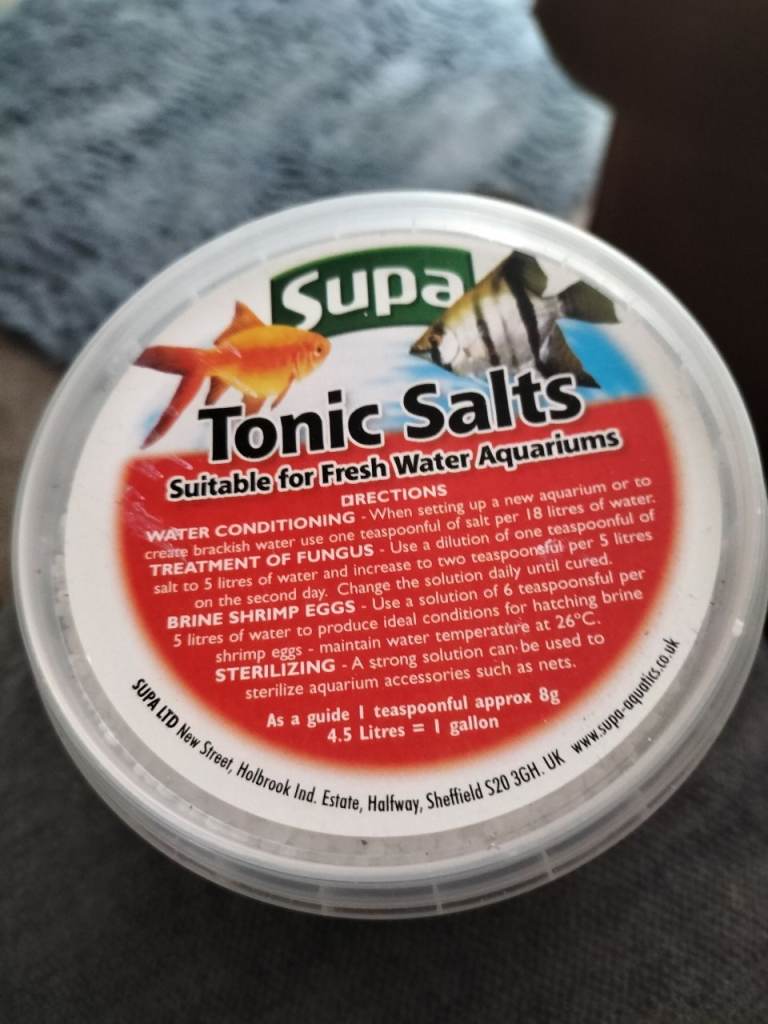 Fish tank salt 