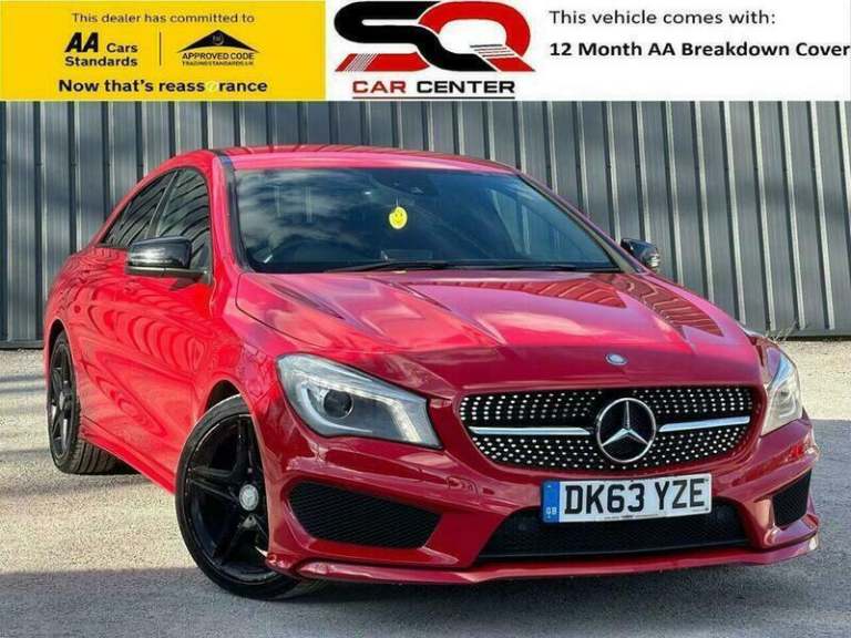 2013 Mercedes-Benz CLA 1.6 CLA180 AMG Sport Coupe Euro 6 (s/s) 4dr SALOON Petrol Manual