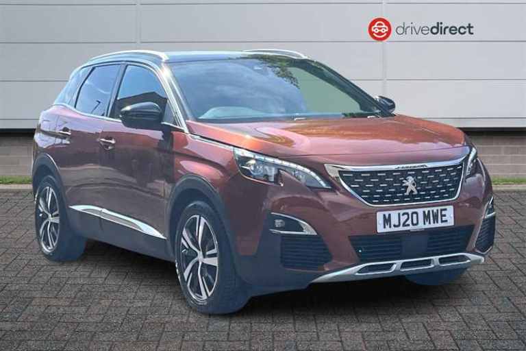 Peugeot 3008 1.2 PureTech GT Line SUV 5dr Petrol Manual Euro 6 (s/s) (130 ps) SUV Petrol Manual