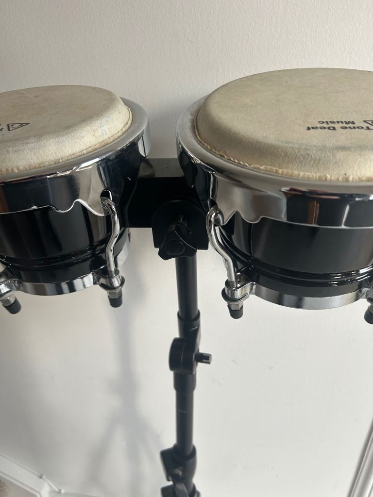 Bongo drums plus Stand 