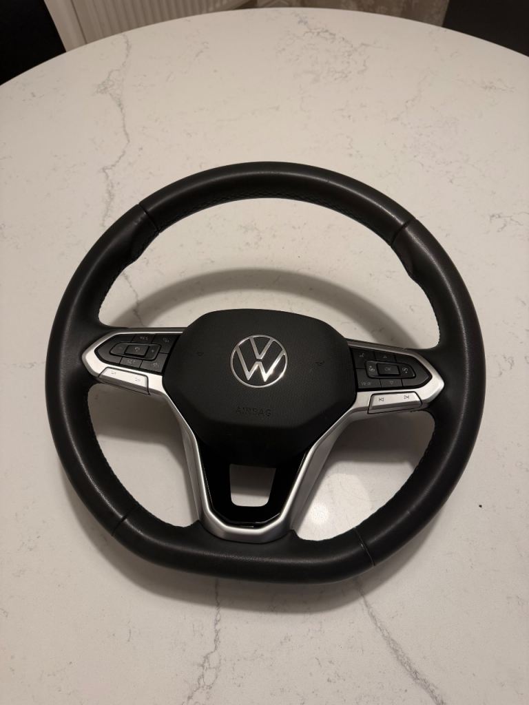 VW polo MK6 2g 22-25 complete steering wheel with airbag