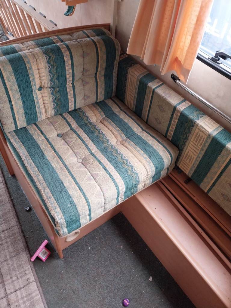 Caravan side dinette cushions 
