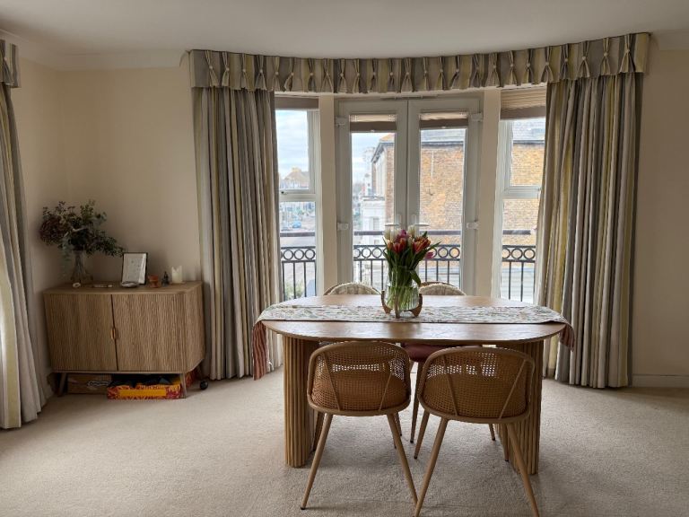 Dining Table +Chairs+ Door sideboard + Side table + Wardrobe + Tv Unit+ Mattress 