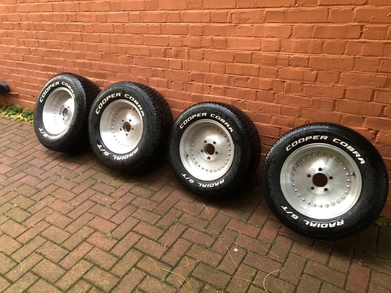 4 x 15” Centerline Auto Drag American Wheels Chevy 4.75” Bolt Clutch Pattern Tyres NOT included