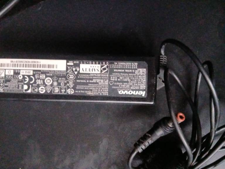 Lenovo 20volts 3.25amp  laptop charger
