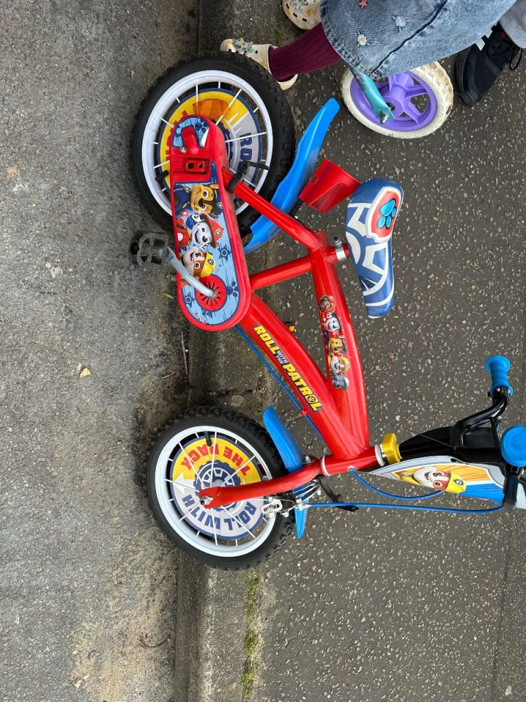 Paw patrol bike  14” wheels