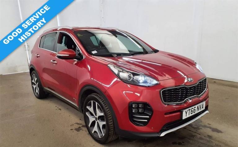 2016 Kia Sportage 1.6 Petrol (T-GDI), GT Line, 5 Door SUV, Manual, AWD / 4WD, Euro 6. ESTATE Petr...
