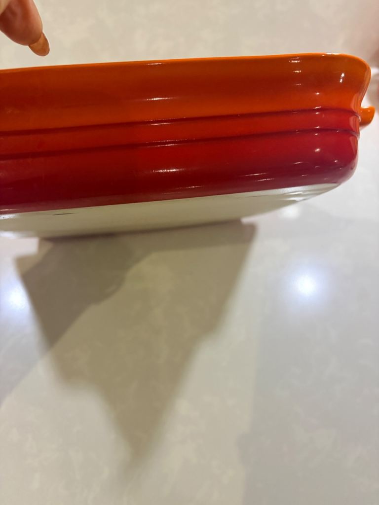 Le Creuset Square Baking Dish – Volcanic Orange, As Good As New