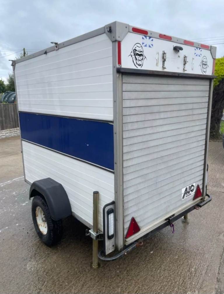 Box Trailer 6x4 with shutter 