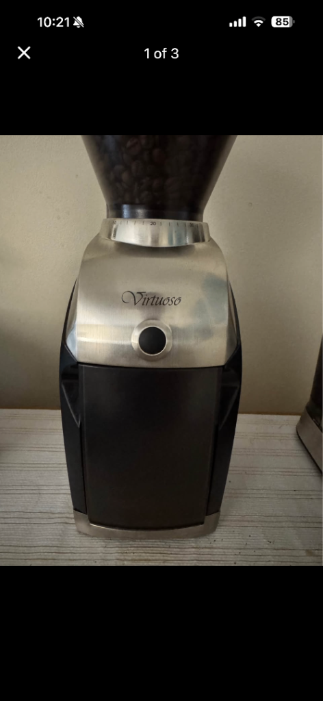 Baratza Virtuoso Coffee Grinder – Good Condition