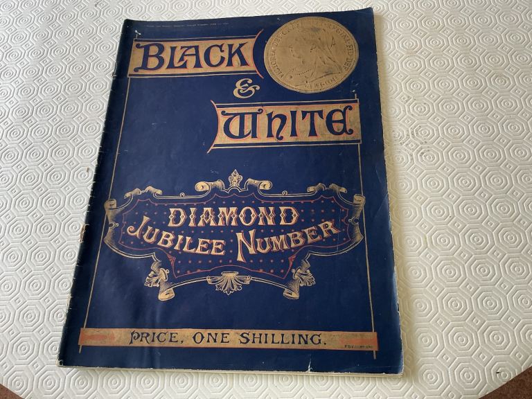 DIAMOND JUBILEE NUMBER. BLACK AND WHITE. 1837-1897