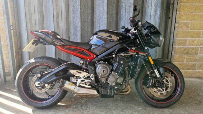 Triumph Street Triple 765 R Low, 2018, 9,809 Miles, Excellent Condition