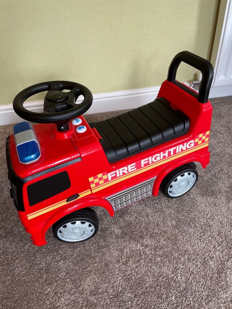 Kids Fire Engine Ride-On Toy – Great Condition