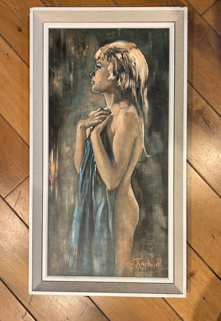 Very Rare Mid-Century British Figurative Artwork — Aurora by B. R. Raphael (c. 1960s) - £495ono