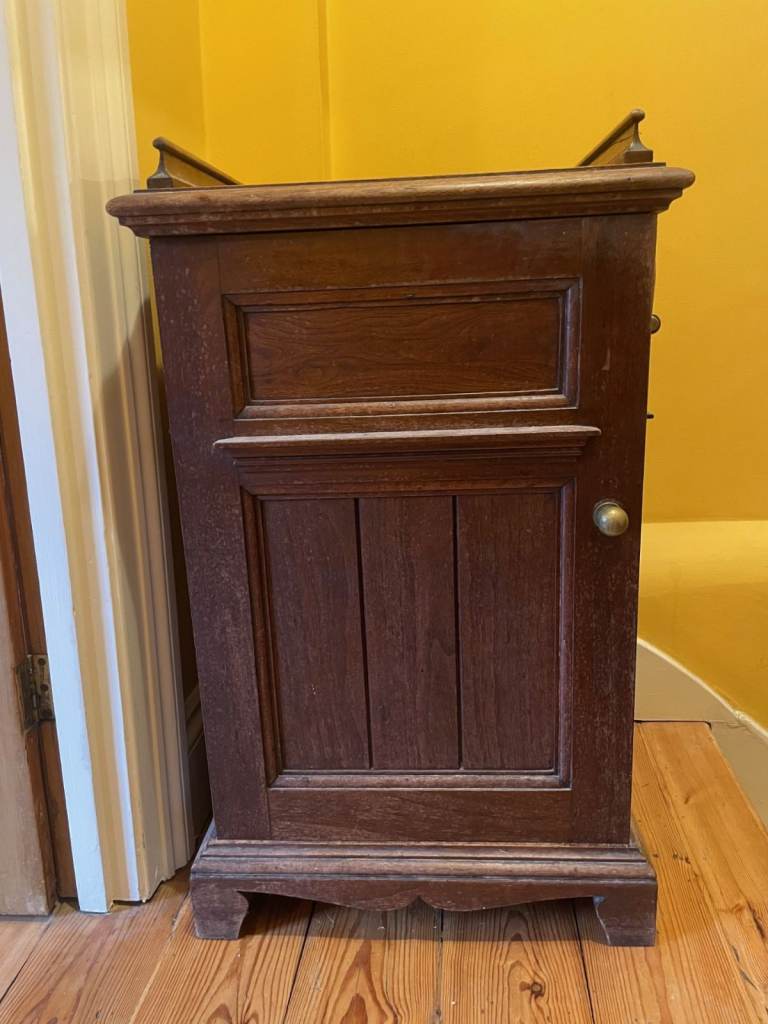 Vintage Wooden Bedside or Bathroom Cabinet 