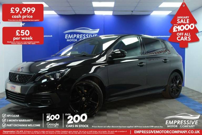 2019 19 PEUGEOT 308 1.5 BLUEHDI GT LINE HATCHBACK 5DR DIESEL MANUAL EURO 6 (S/S)