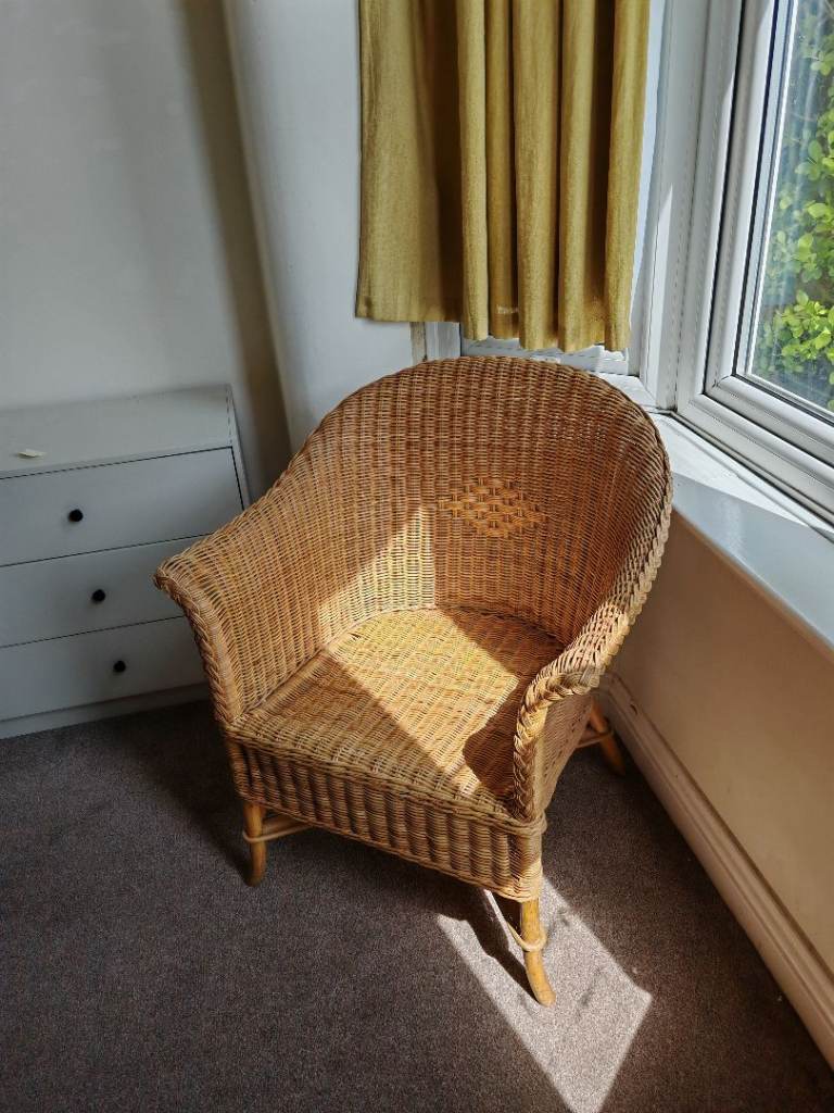 Beautiful wicker armchair