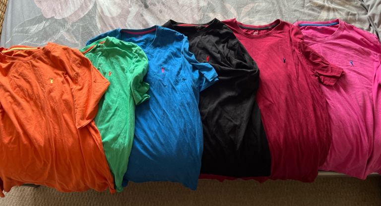 Next T-Shirts bundle - XL - Regular + Slim Fit - 6 x T-Shirts