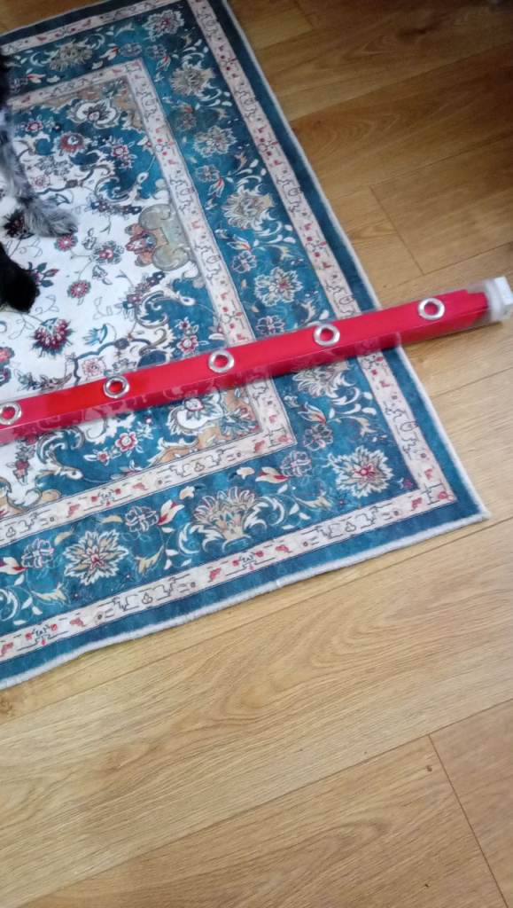 New Red roller blind with Eyelets
