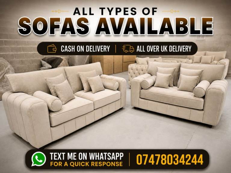 Lilly Corner or 3+2 Sofas — Big Sale, Bigger Comfort!