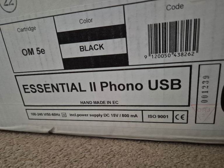 Project Essential 11 phono USB turntable