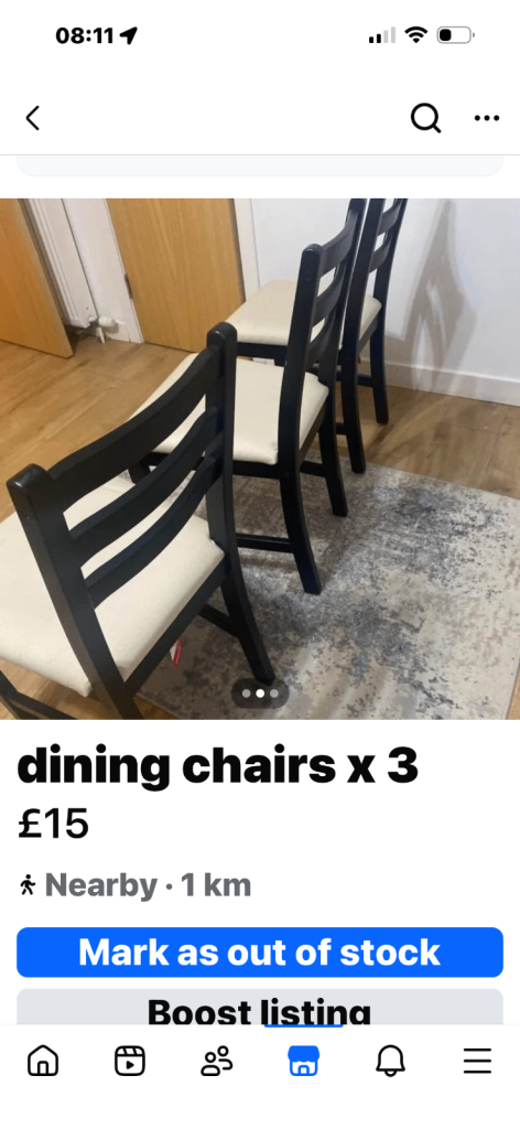 Dining/kitchen chairs