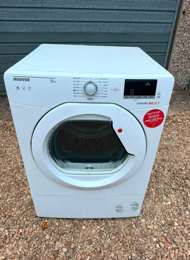 Hoover DX C9DG-80 Tumble Dryer - White, Good Condition Delivery Available 