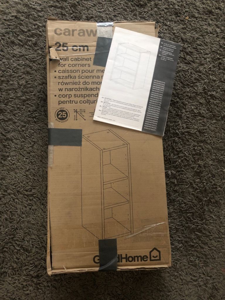 Narrow wall cupboard , New in packaging 