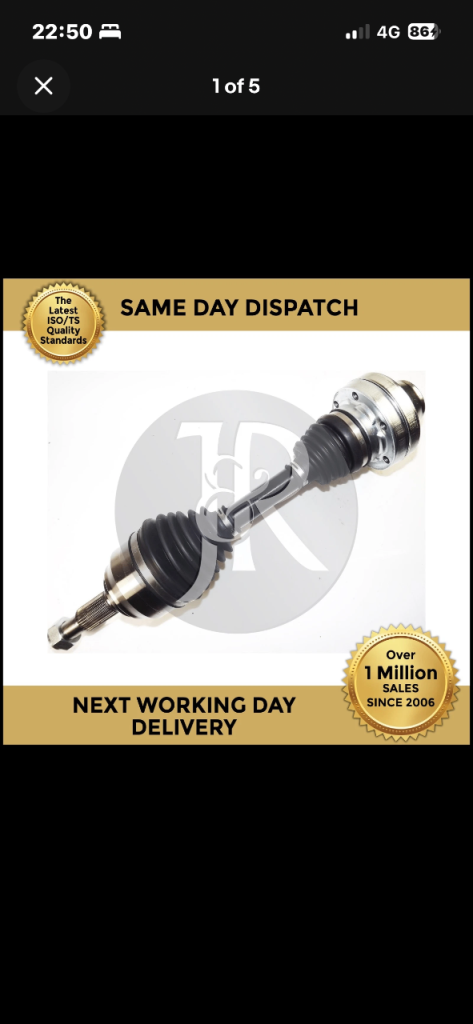 Audi Q7 front driveshaft