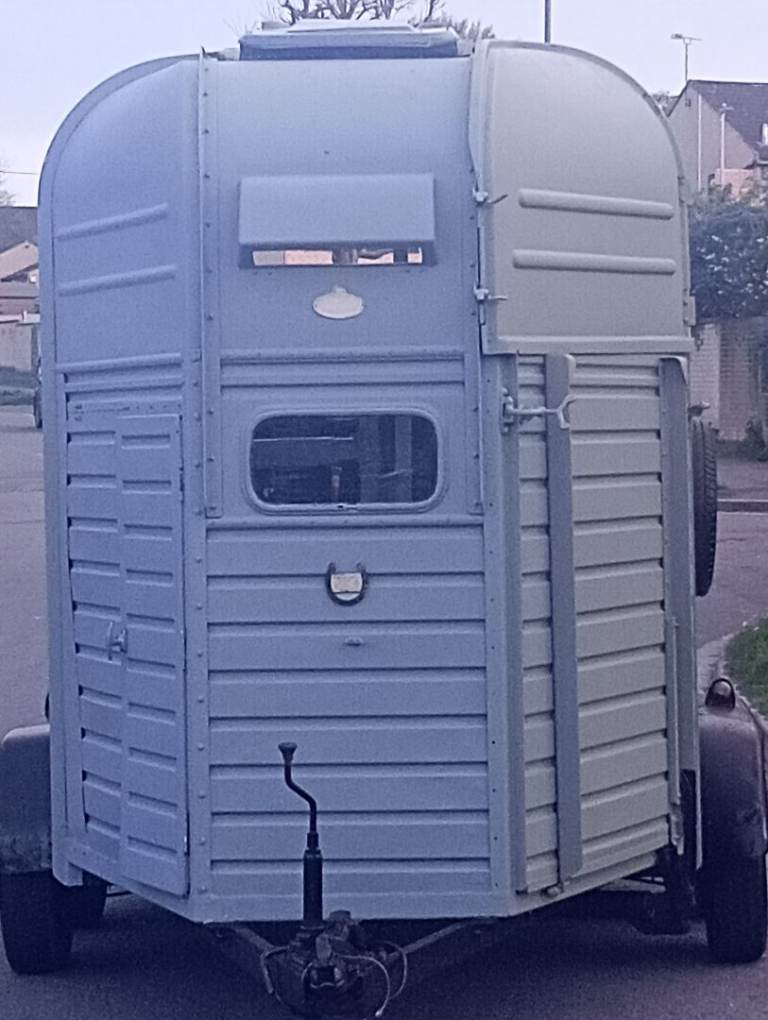 Vintage Rice Sturgess Of Leicestershire Double Horsebox Trailer