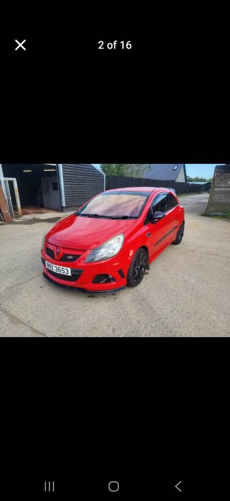 Vauxhall CORSA vxr racing 