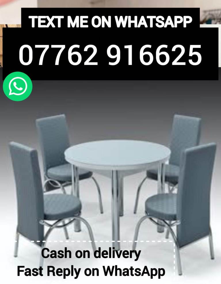 DINING TABLE WITH 4 CHAIRS AND 6 CHAIRS