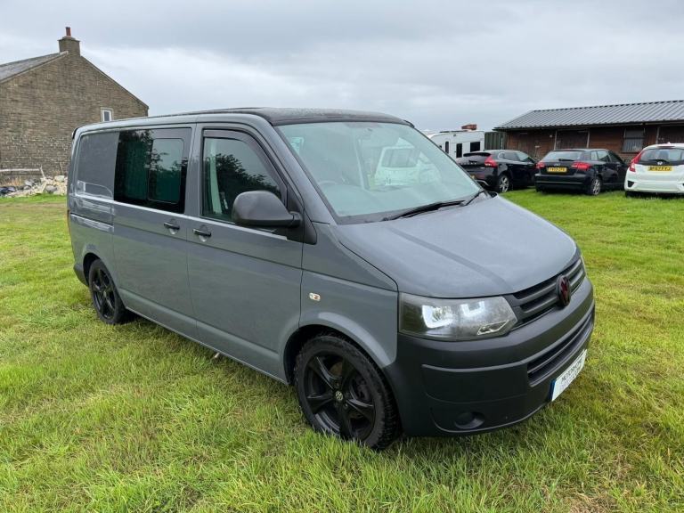 VW TRANSPORTER T5.1 PURE GREY LOW MILES HILO POP TOP ROOF TWIN SLIDING DOORS 