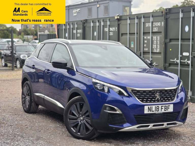 2018 Peugeot 3008 1.6 THP GT Line Premium SUV 5dr Petrol EAT Euro 6 (s/s) (165 ps) SUV Petrol Aut...