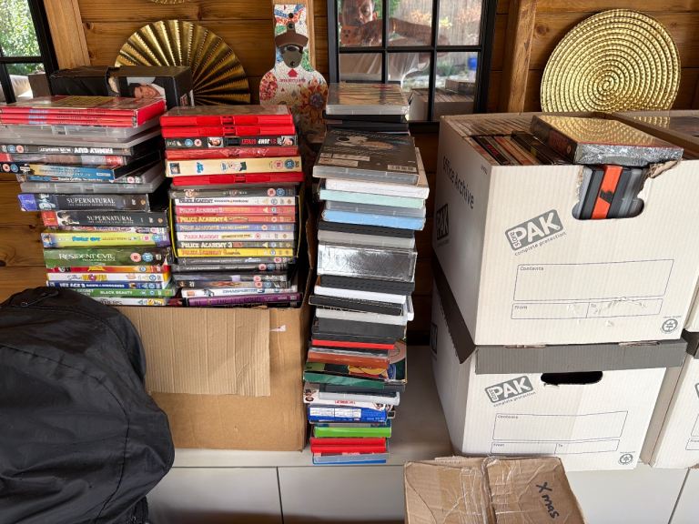 Large Collection of DVDs and Blu-rays – Various Genres